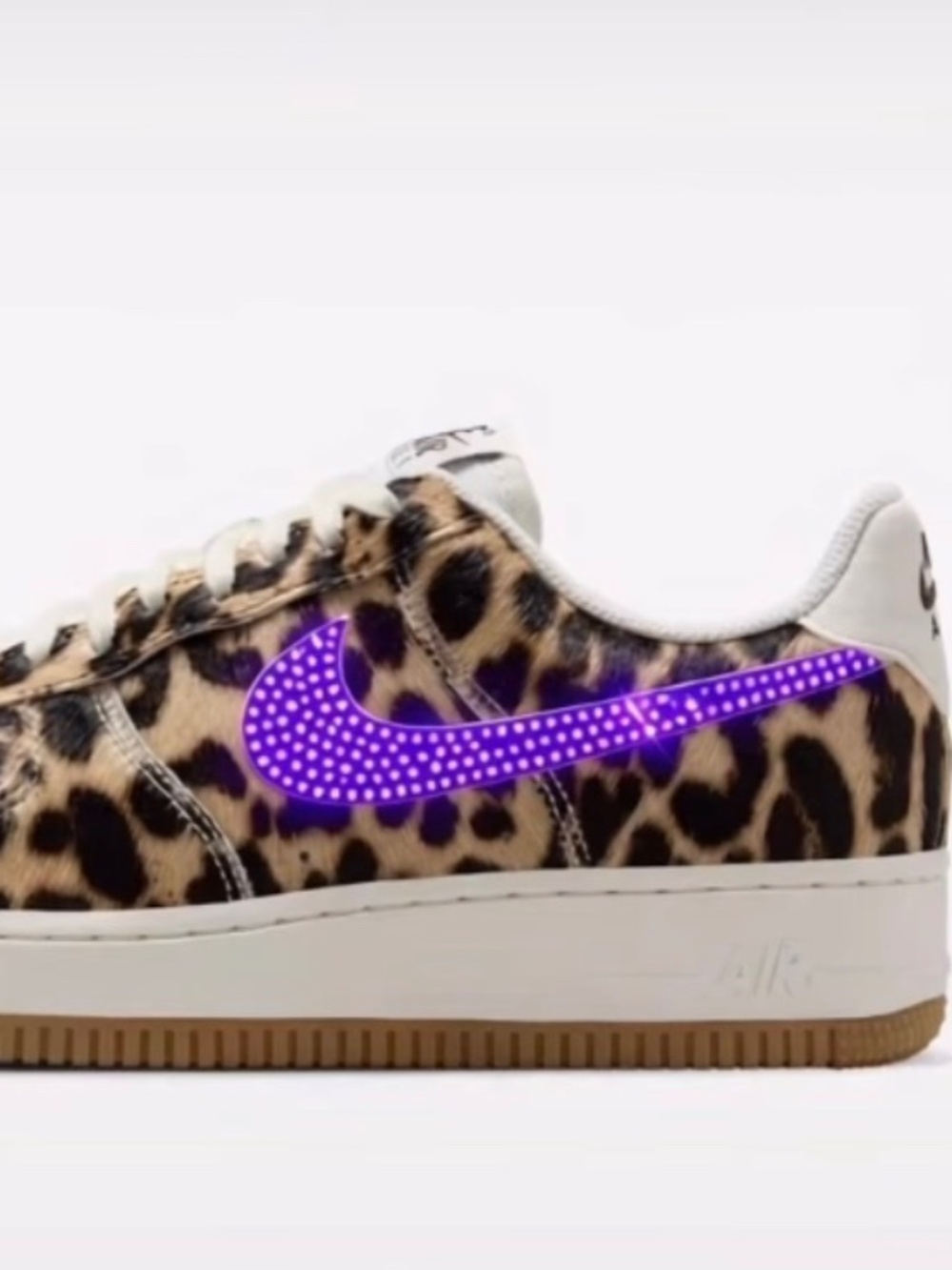 Custom Nike Air Force 1- Leopard & Neon Green, Purple, Any (NWT)
